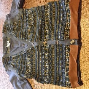 Boys sweater vest and attached shirt size 10